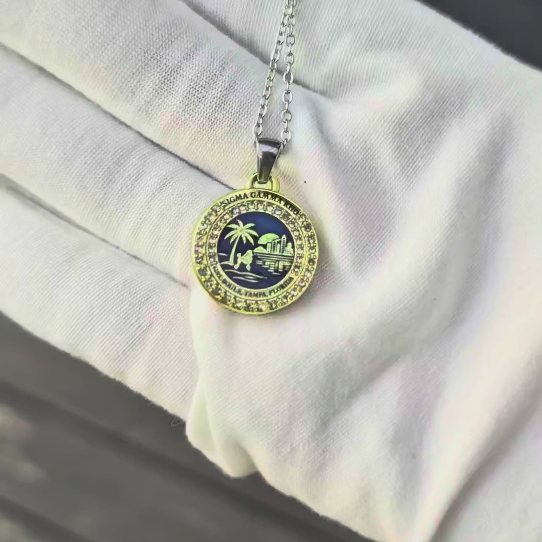 SGRHO 2026 Boule Necklace with Chain in Silver