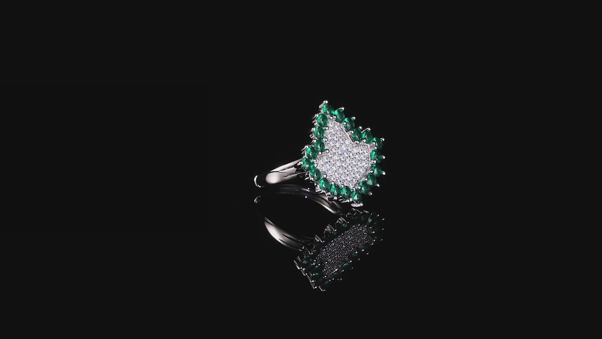 AKA Green Ivy Elite – Sterling Silver Ring compressed video 1