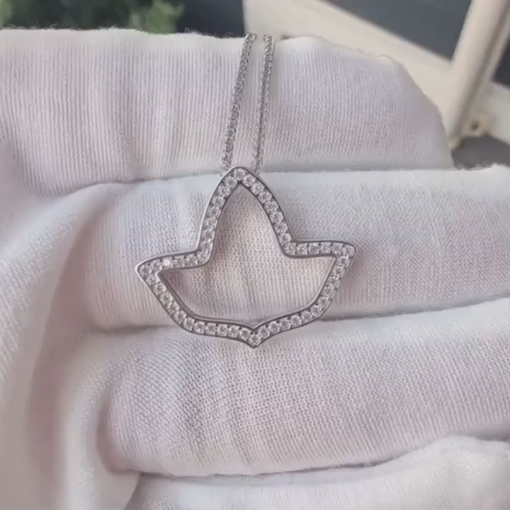 AKA Ivy Halo Sterling Silver Pendant (Chain Sold Separately)