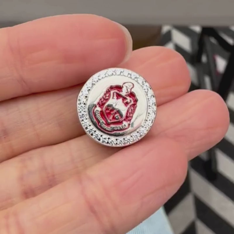 ΔΣΘ Crest Sterling Silver Charm (Fits Pandora) - Delta Sigma Theta