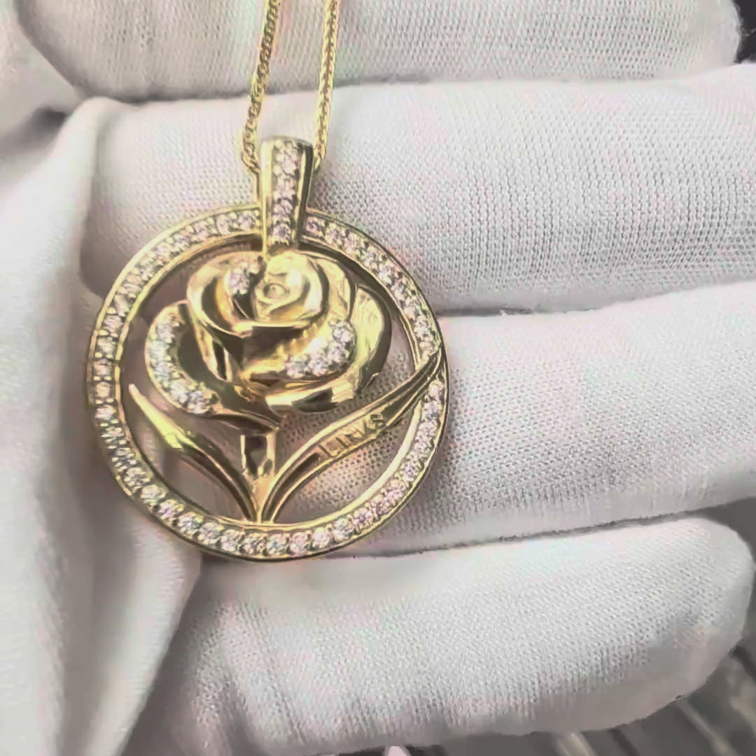 Links Rose Gold Vermeil Pendant (Chain Sold Separately)