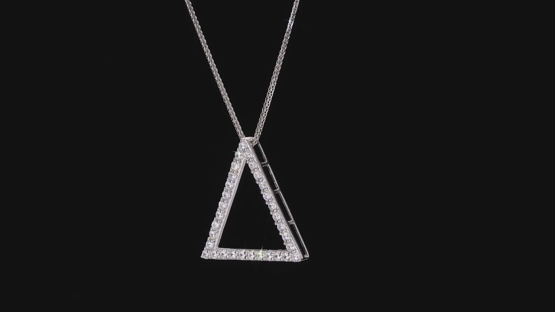 Delta Sterling Silver Pendant (Chain Sold Separately) - Delta Sigma Theta compressed video 1