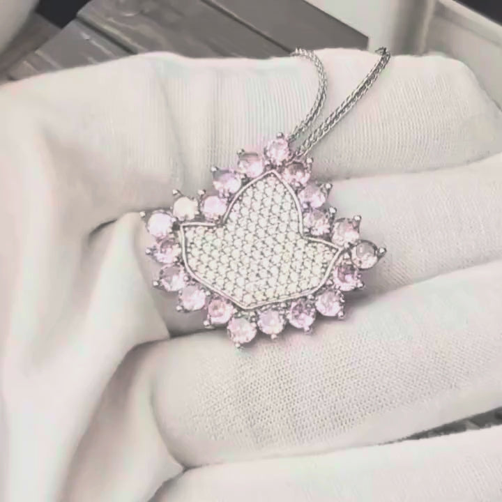 AKA Pink Ivy Elite – Sterling Silver Pendant (Chain Sold Separately)