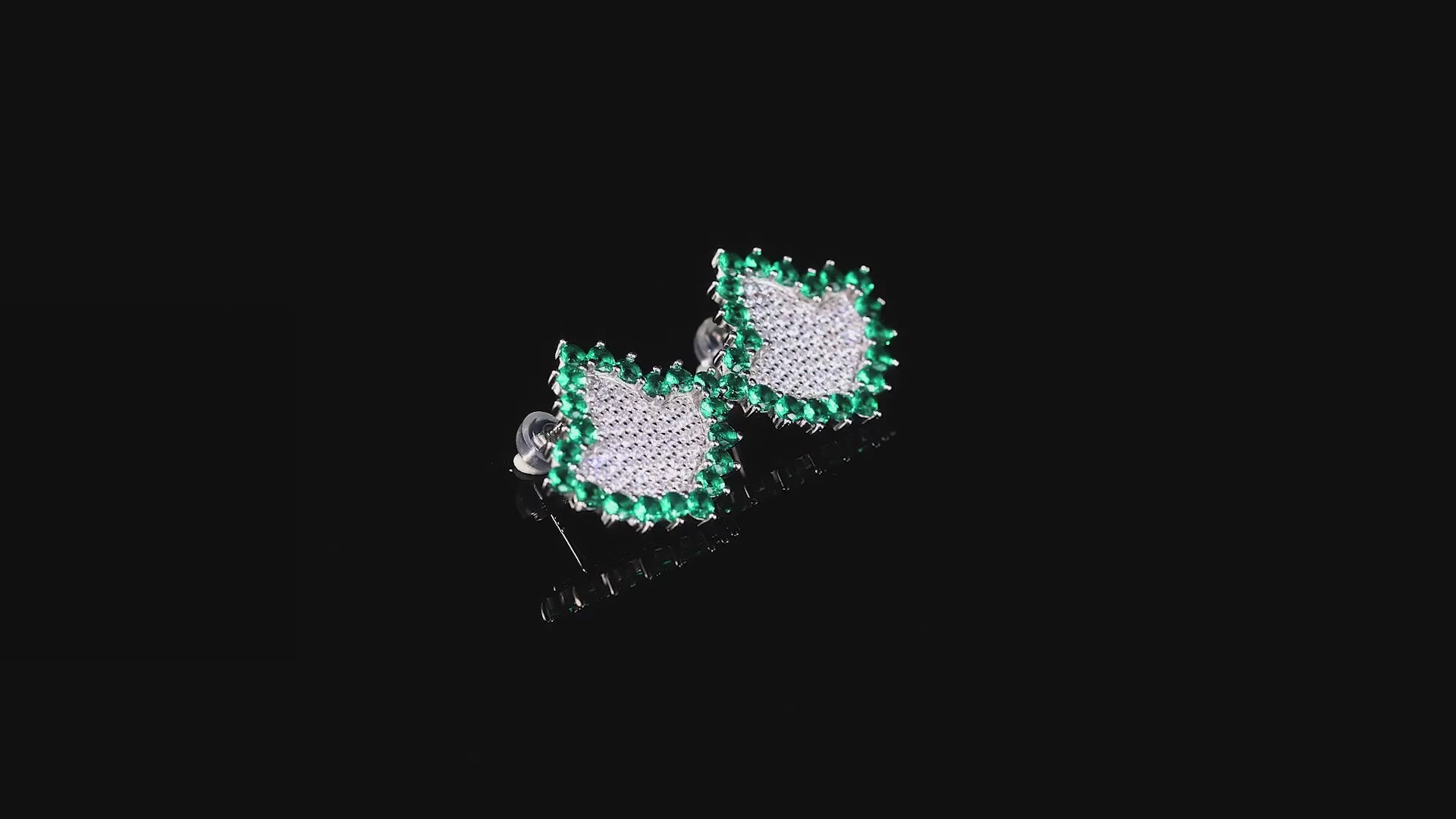 AKA Green Ivy Elite - Sterling Silver Earrings