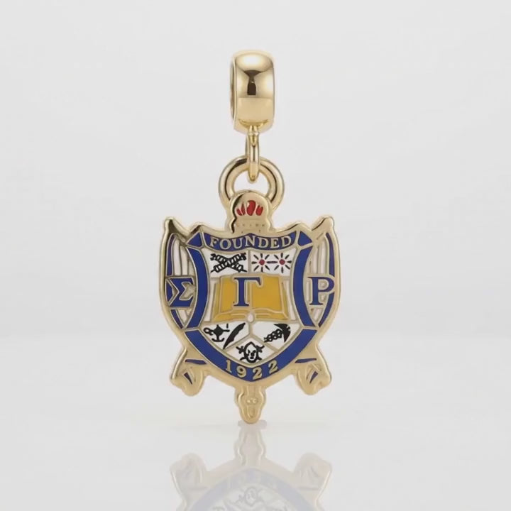 SGRHO Gold Shield Charm