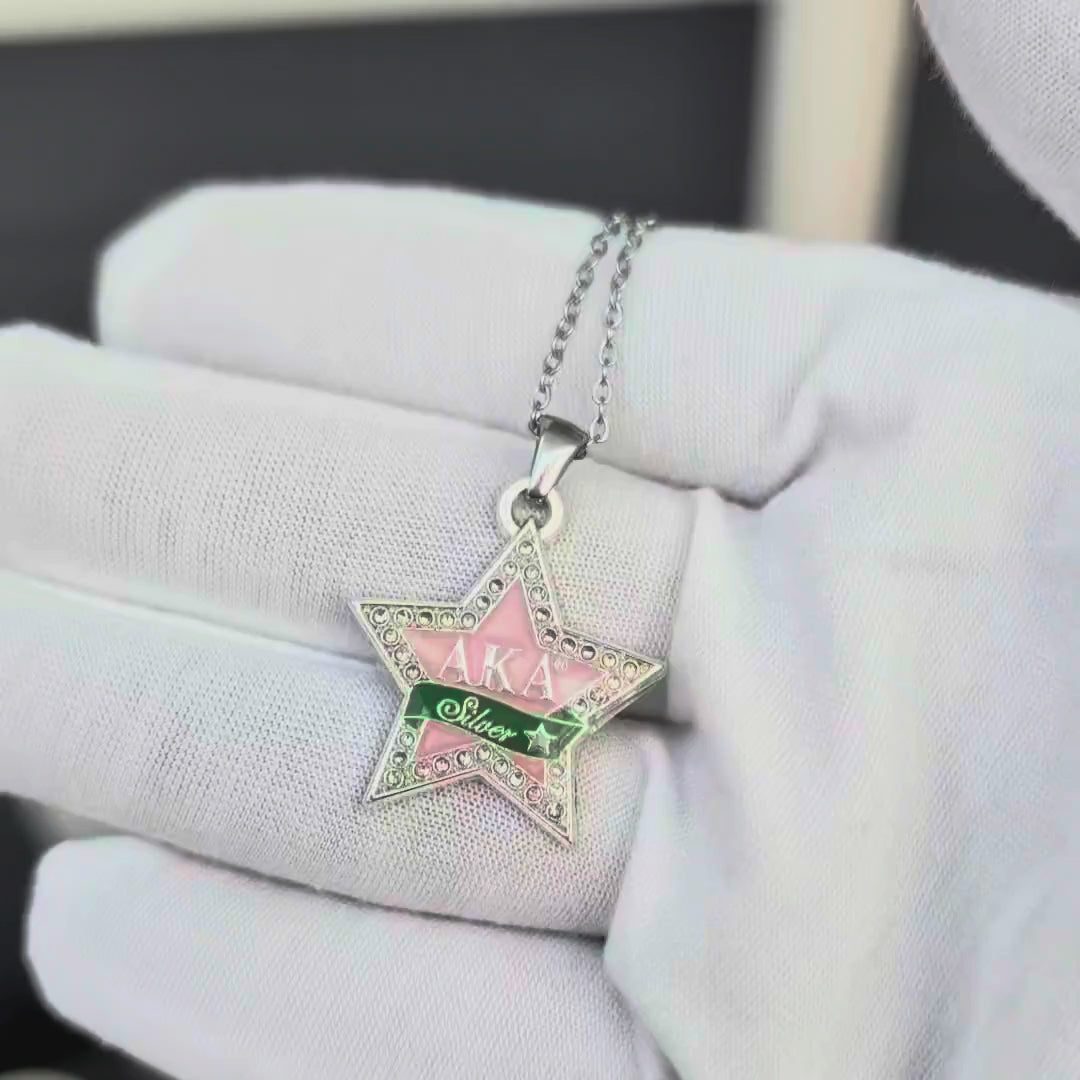 AKA Silver Star Necklace with Chain