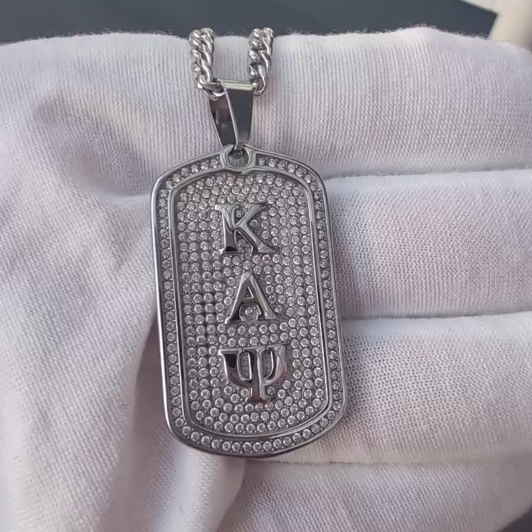 Kappa Alpha Psi Silver Dogtag