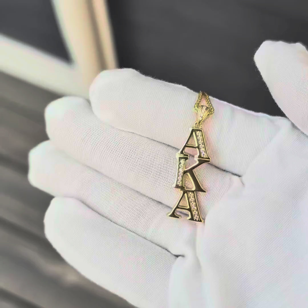 AKA Gold Vermeil Lavaliere Pendant (Chain Sold Separately)