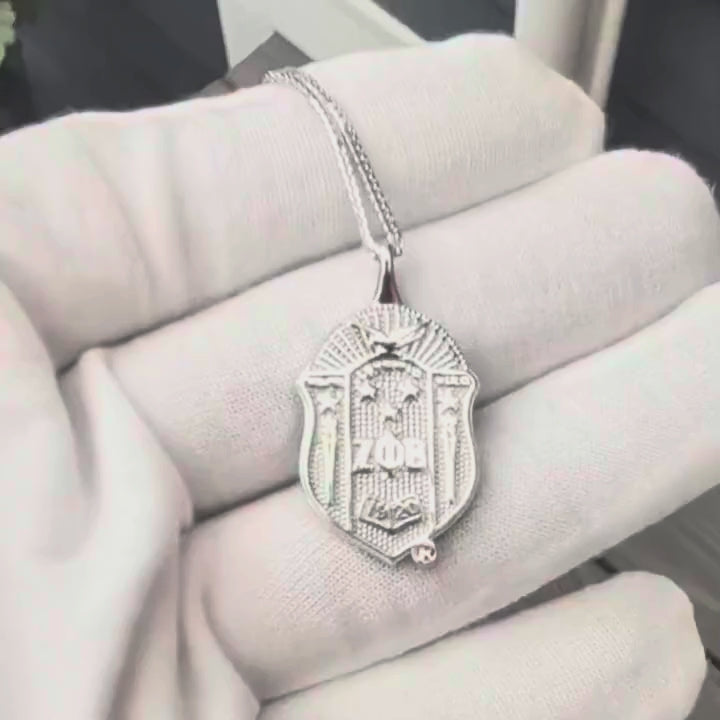 ZPHIB Shield Pendant (Chain Sold Separately)