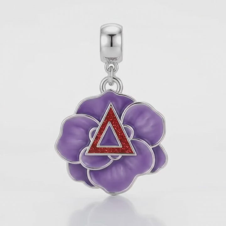 ΔΣΘ African Violet Charm - Delta Sigma Theta