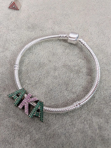 Green Pink Green AKA | Alpha Kappa Alpha Charm