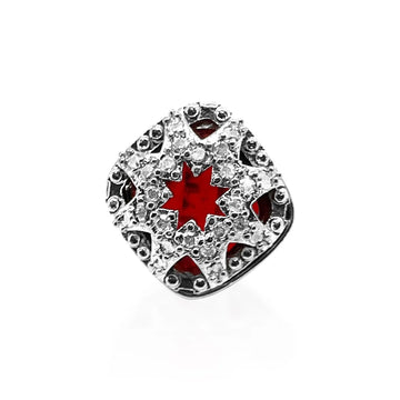 Red Diamond Charm - Gratia Pearl
