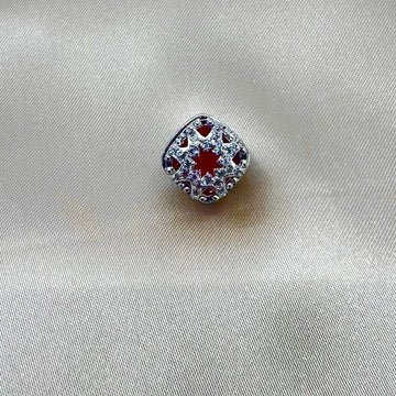 Red Diamond Charm - Gratia Pearl