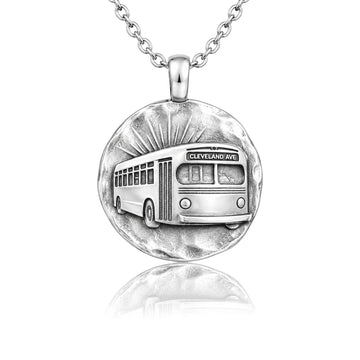 Rosa Parks Freedom Bus Medallion Necklace