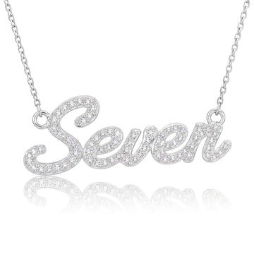 Seven Pavé Necklace