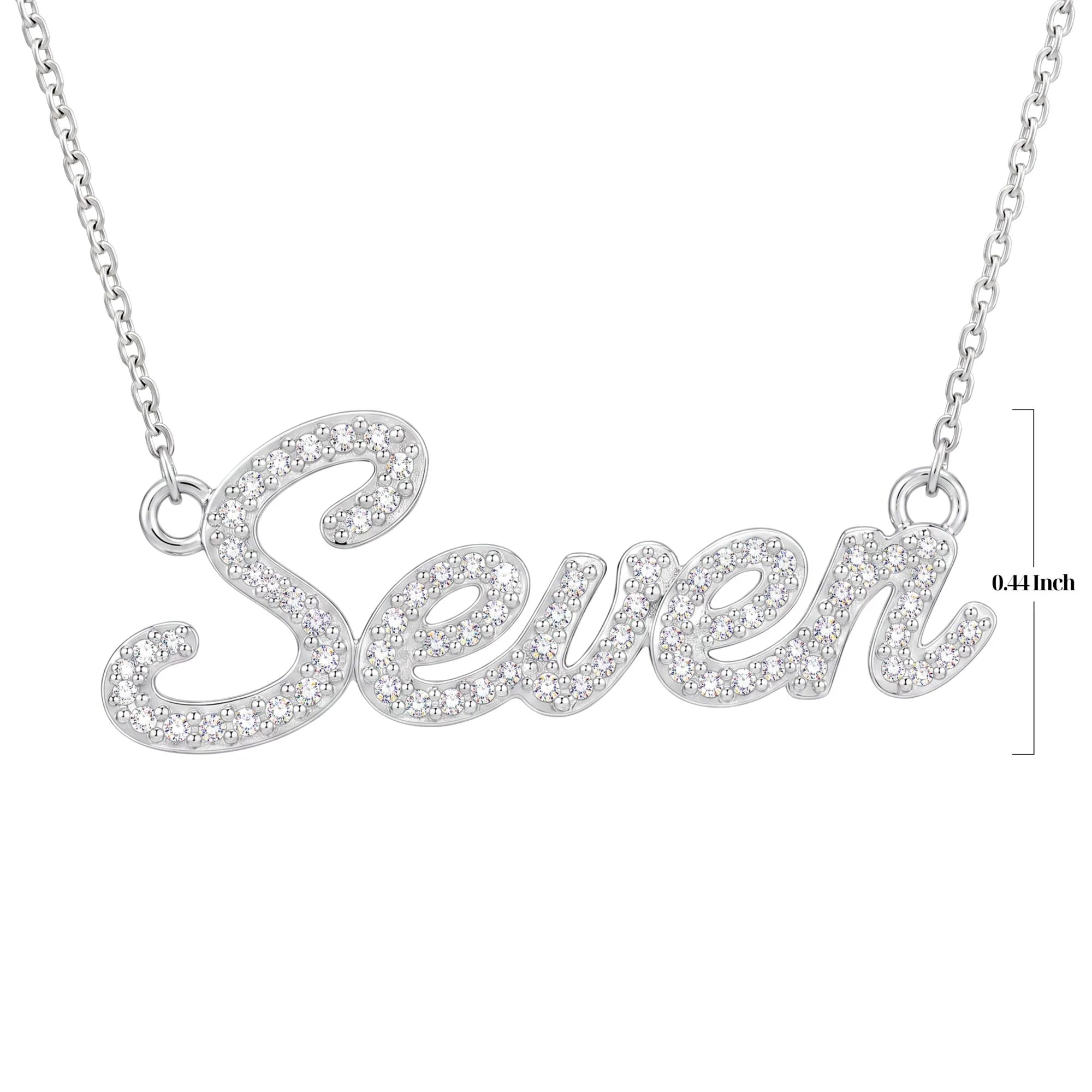 Seven Pavé Necklace