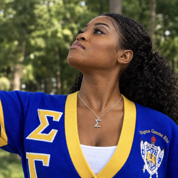 SGRho "Sigma" Sterling Silver Statement Pendant (Chain Sold Separately)