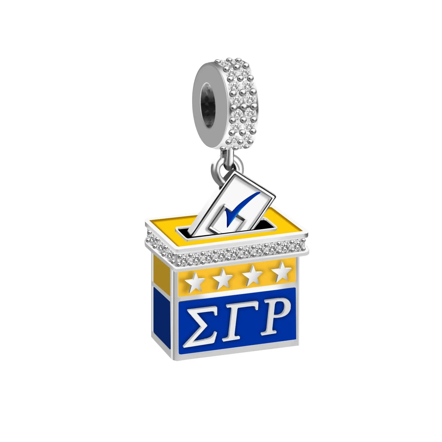 SGRHO Ballot Charm - Gratia Pearl