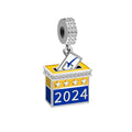 SGRHO Ballot Charm - Gratia Pearl