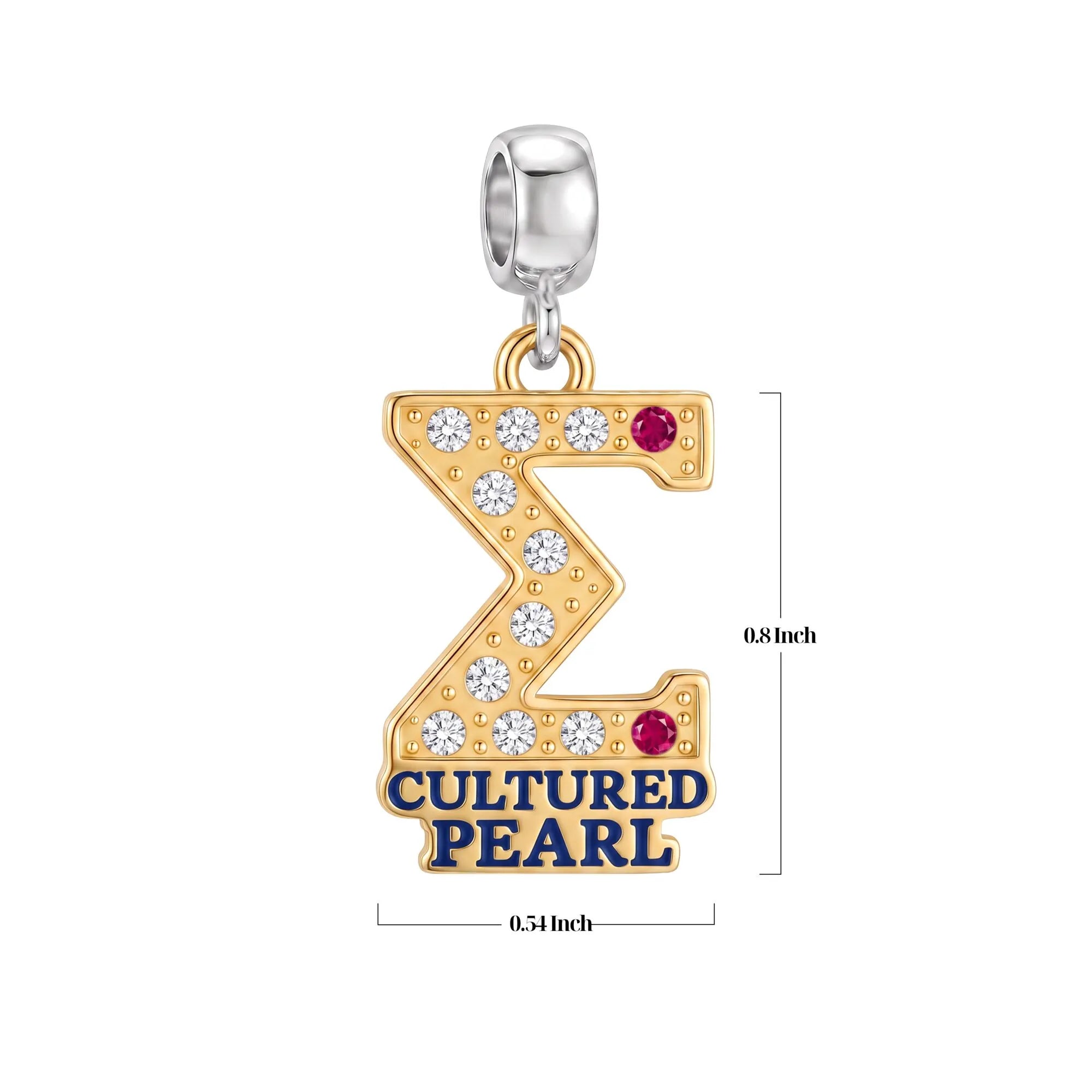 SGRHO Cultured Pearl Charm
