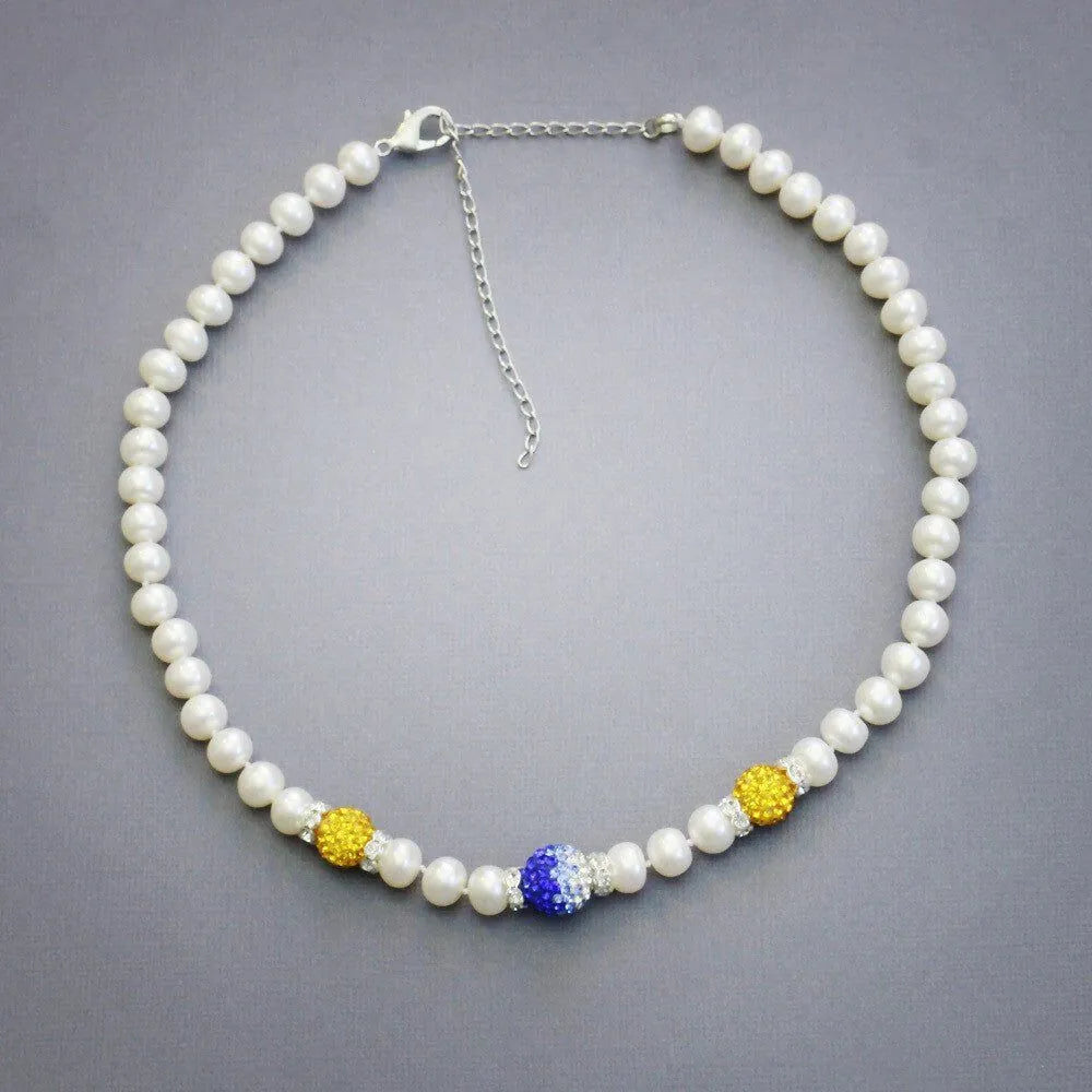 SGRho Fireball Necklace - Gratia Pearl