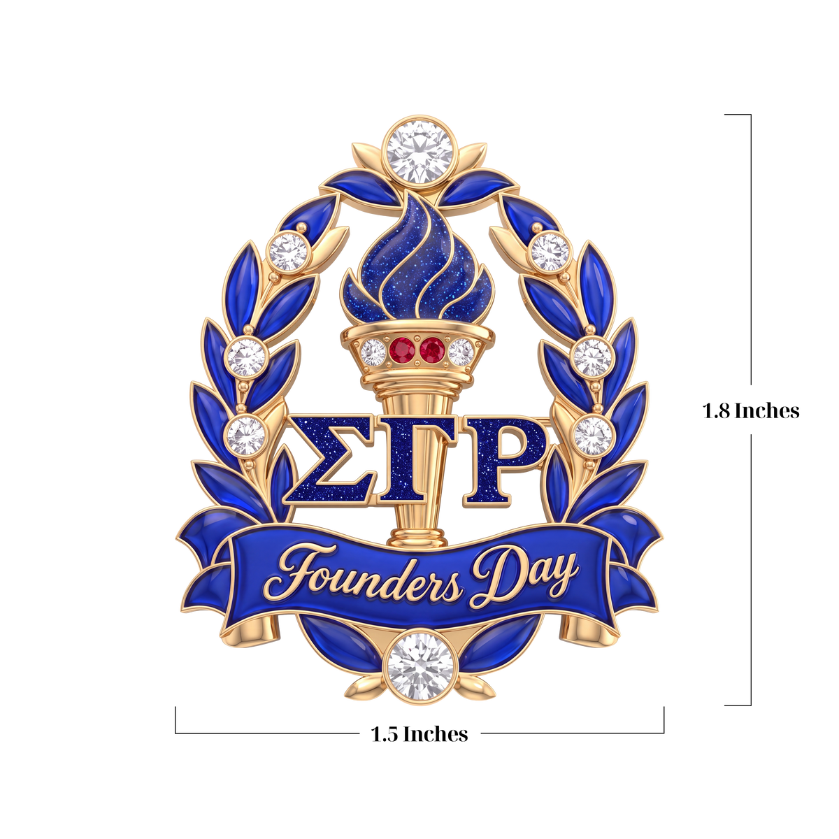 SGRHO Founders Day Brooch