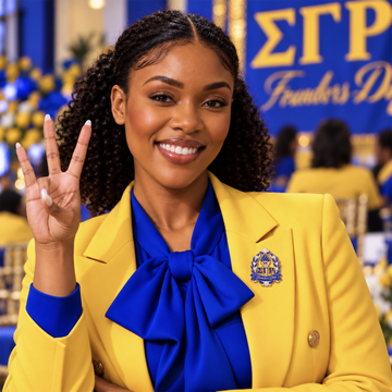 SGRHO Founders Day Brooch