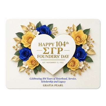 SGRho Founders’ Day E-Gift Card $100