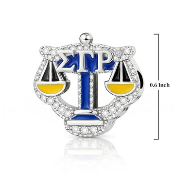 SGRHO Justice Scale Sterling Silver Charm For Law Professionals (Fits Pandora)