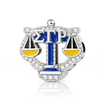 SGRHO Justice Scale Sterling Silver Charm For Law Professionals (Fits Pandora)