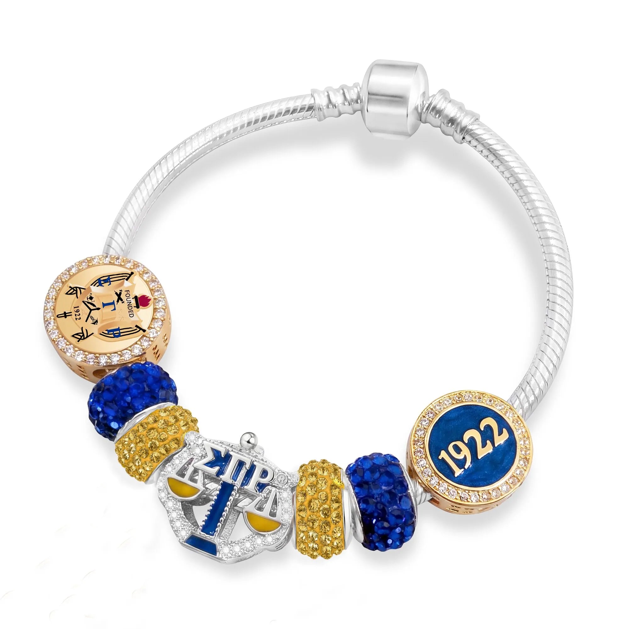 SGRHO Justice Scale Sterling Silver Charm For Law Professionals (Fits Pandora)
