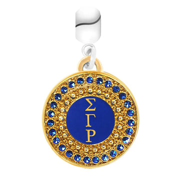 SGRho Round Charm - Gratia Pearl