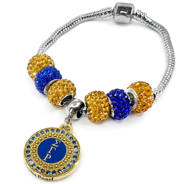 SGRHO Round Charm Bracelet - Gratia Pearl