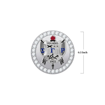 SGRHO Shield Sterling Silver Charm (Fits Pandora)