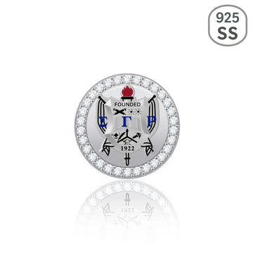 SGRHO Shield Sterling Silver Charm (Fits Pandora)