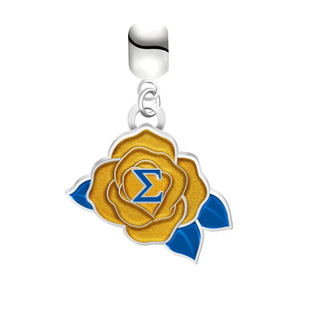 SGRHO Yellow Rose Charm