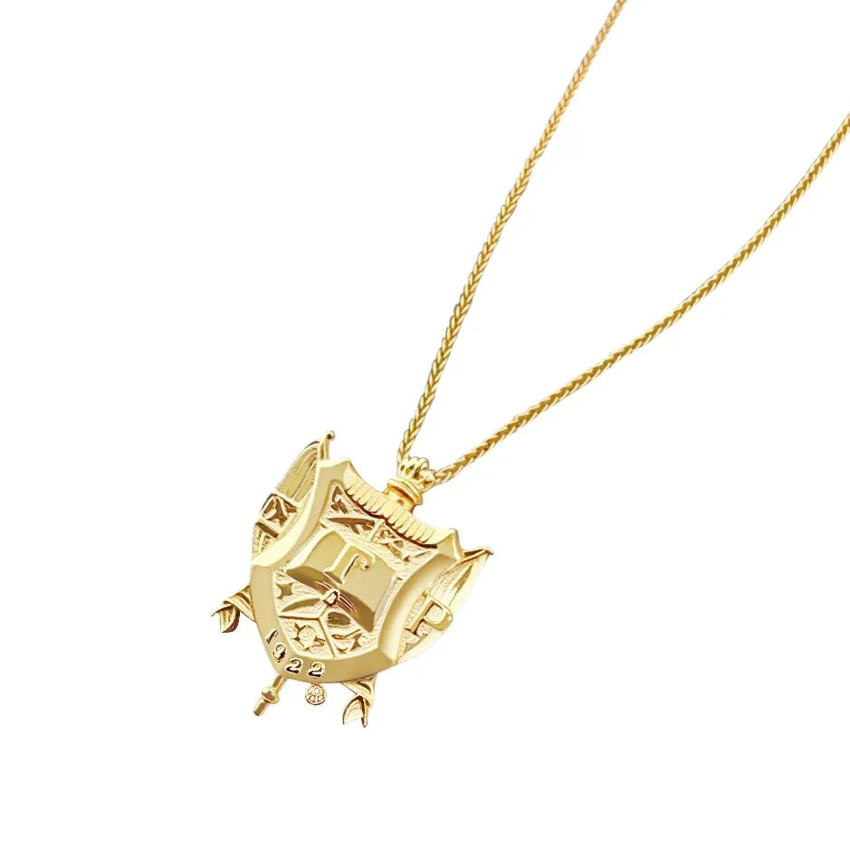 SGRho Shield Gold Vermeil Pendant (Chain Sold Separately)