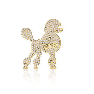SGRho Poodle Brooch