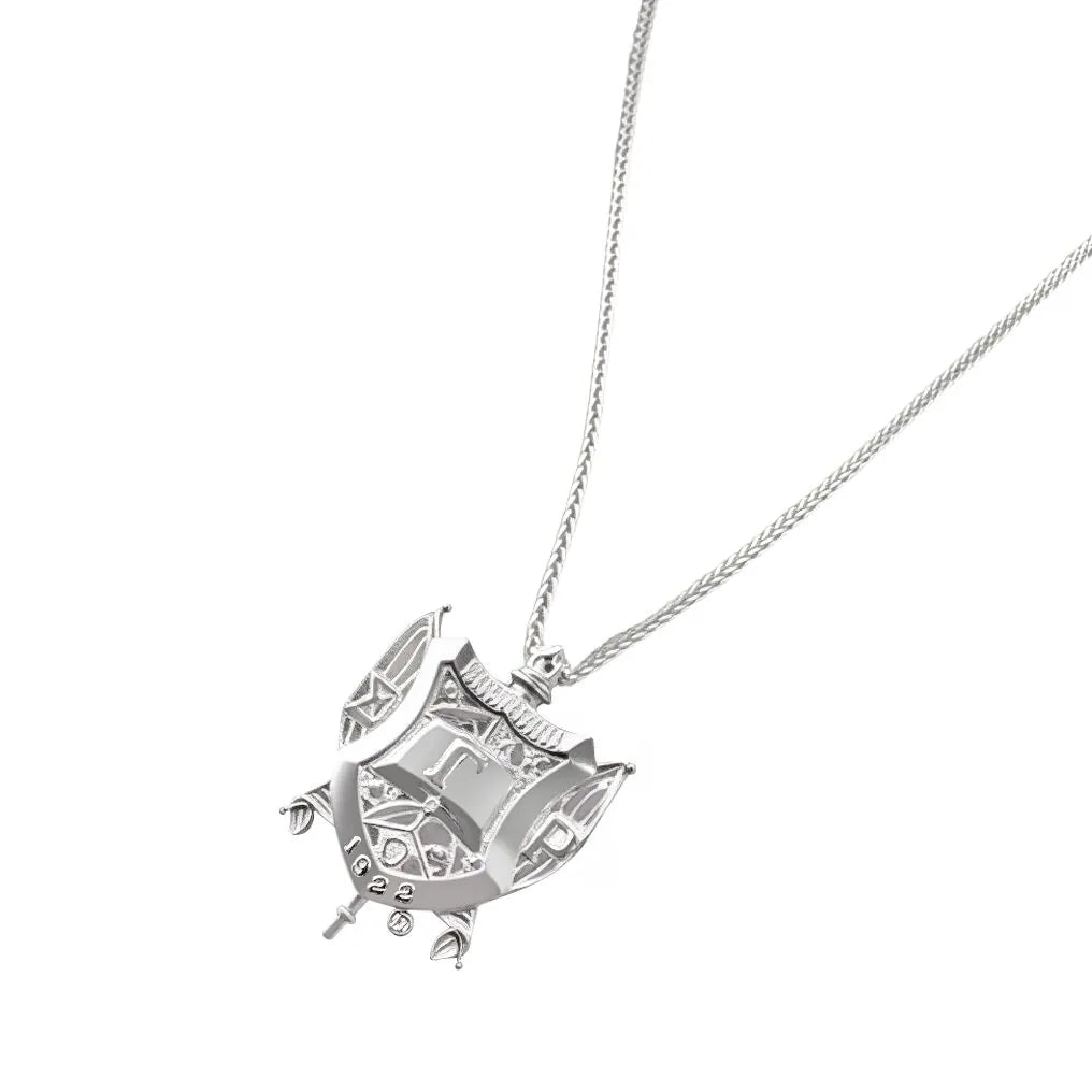SGRho Shield Sterling Silver Pendant (Chain Sold Separately)