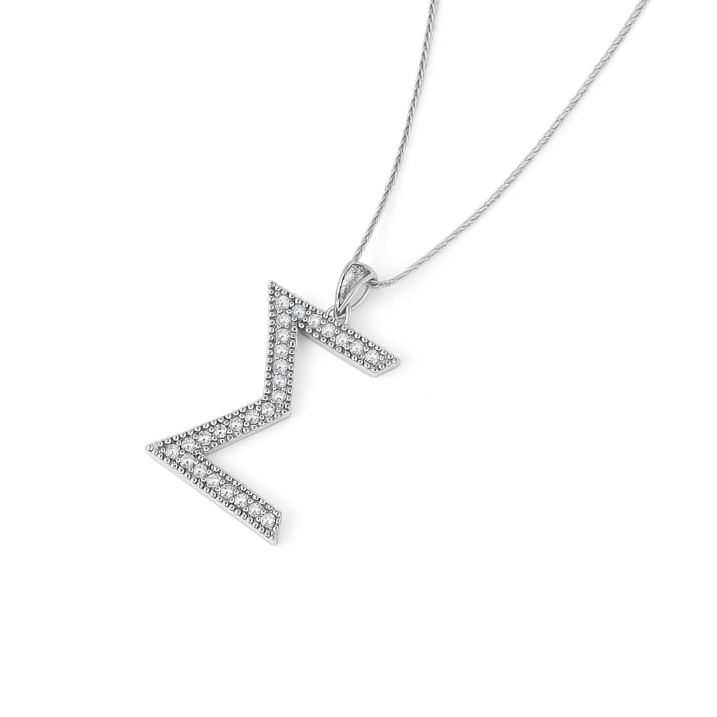 SGRho "Sigma" Sterling Silver Statement Pendant (Chain Sold Separately)