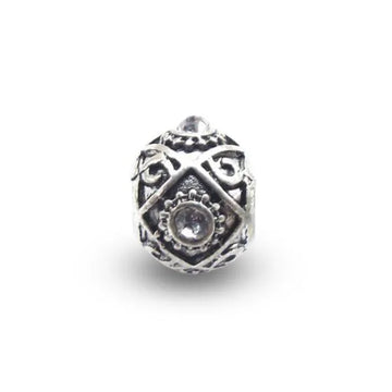 Silver Baroque Charm - Gratia Pearl
