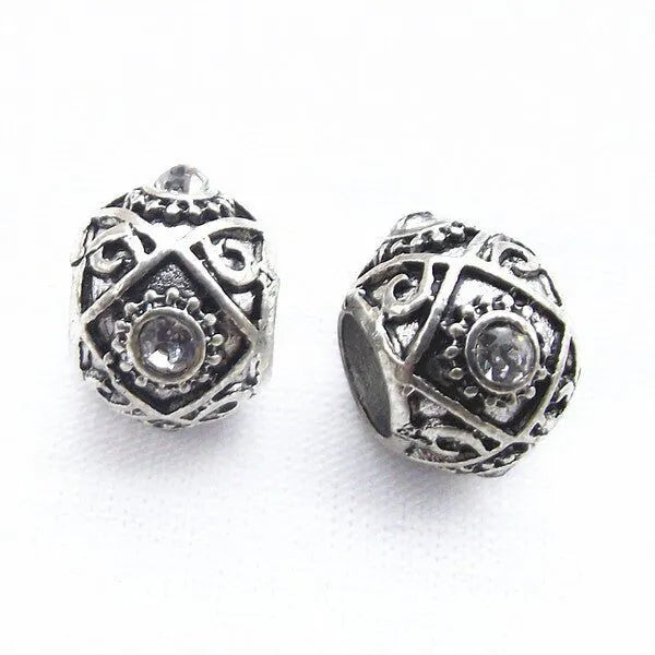 Silver Baroque Charm - Gratia Pearl