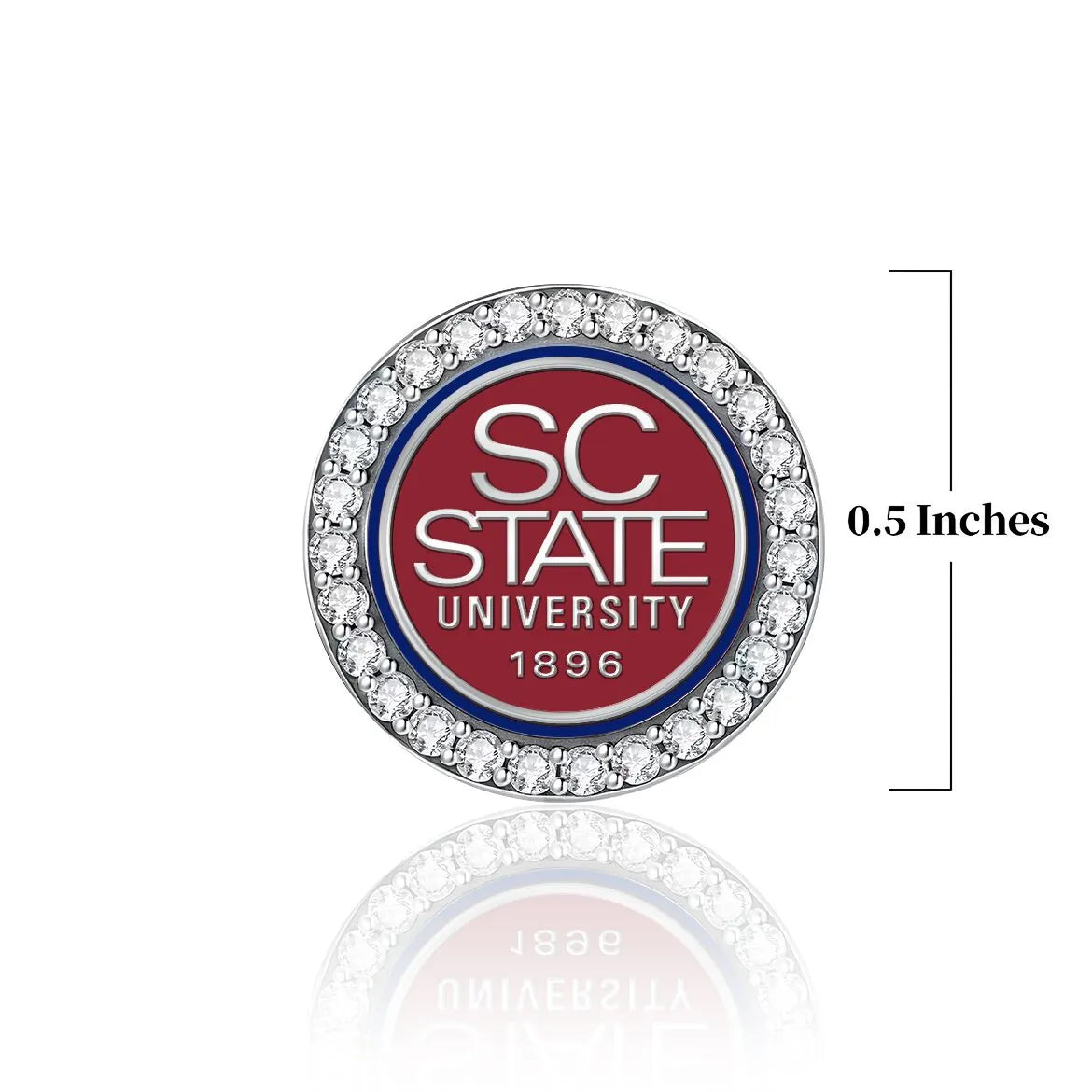 South Carolina State University Sterling Silver Charm (Fits Pandora)