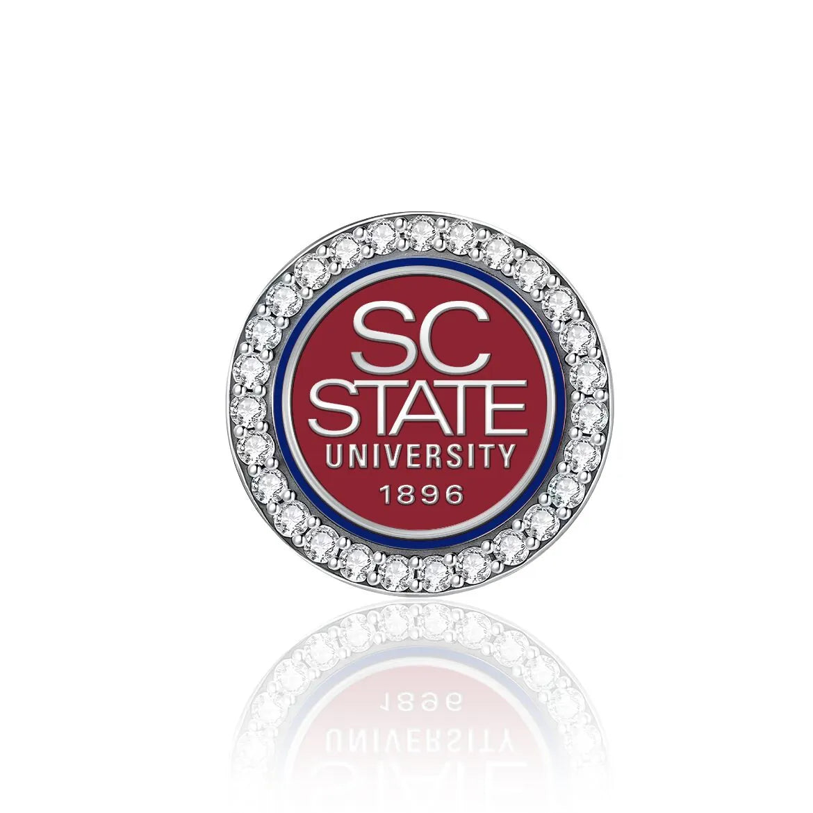 South Carolina State University Sterling Silver Charm (Fits Pandora)