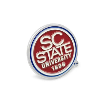 South Carolina State University Pin – Angled view showing depth and detail