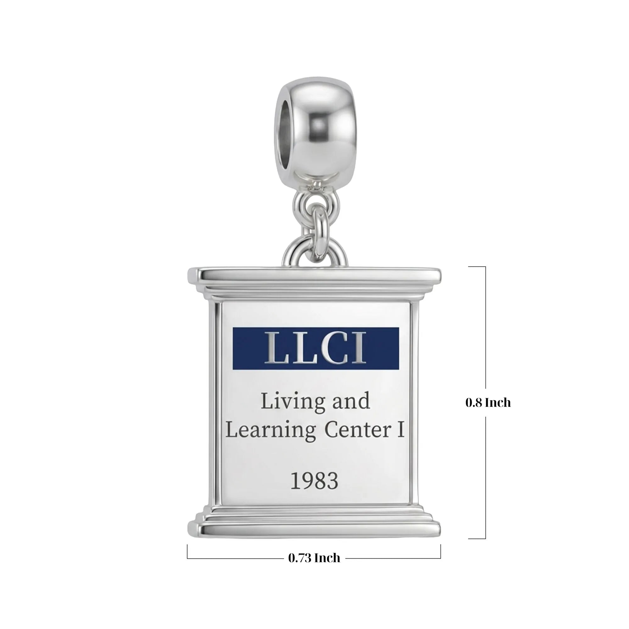 Spelman College Living and Learning Center I "LLCI" Charm