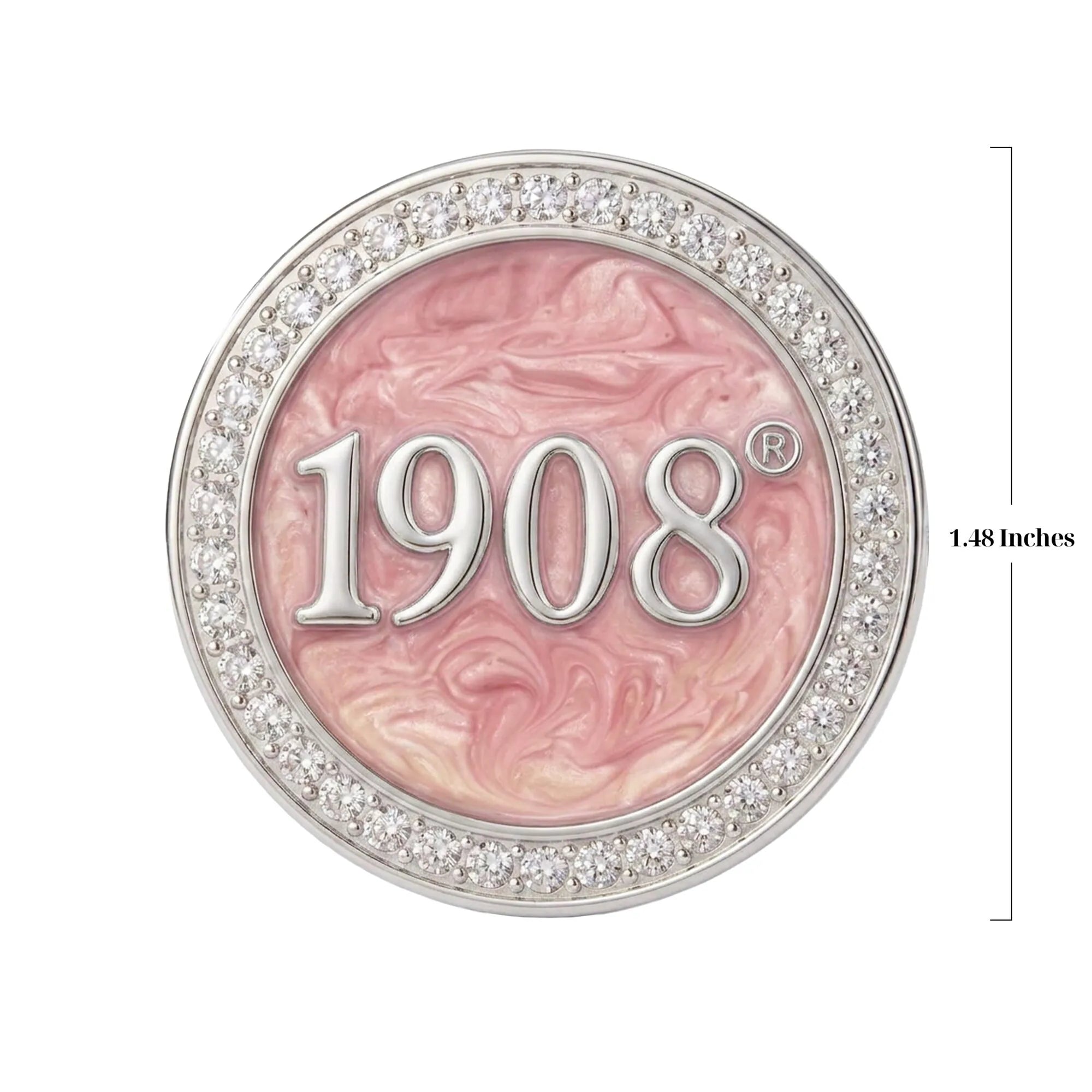 AKA 1908 Pink Brooch