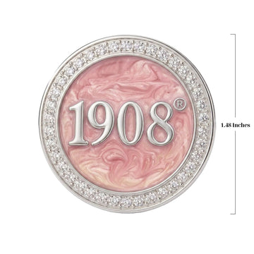 AKA 1908 Pink Brooch