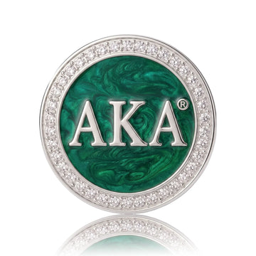 AKA Green Brooch