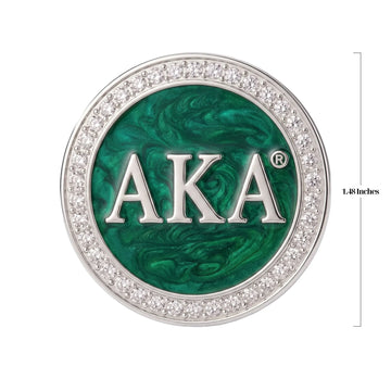 AKA Green Brooch